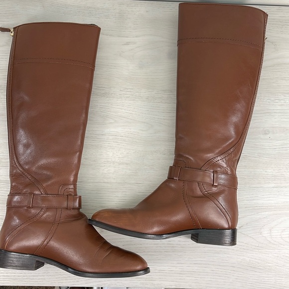 Tory Burch Leather Riding Boots - Picture 6 of 16